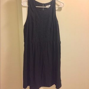 NWT! Old Navy Black Tunic Dress with Lace Detail